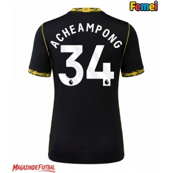 Chelsea Josh Acheampong #34 Tricou Fotbal Replică 2026-27 Femei Deplasare